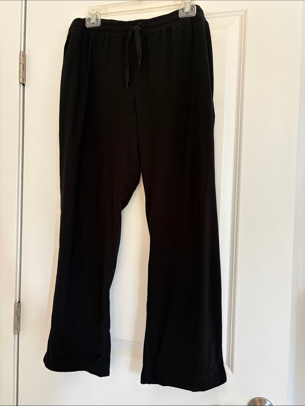Calvin Klein Sleepwear Brushed Fleece Black Lounge Pants Size XL